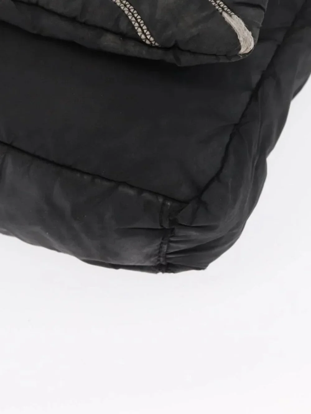 CHANEL Shoulder Bag Nylon Black CC Auth bs32635